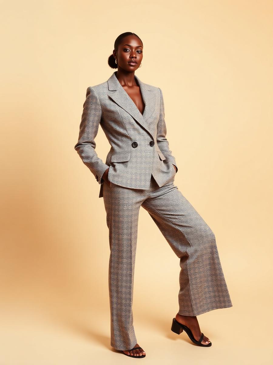 Ensemble tailleur kente confectionné par Atelier Ndiaye